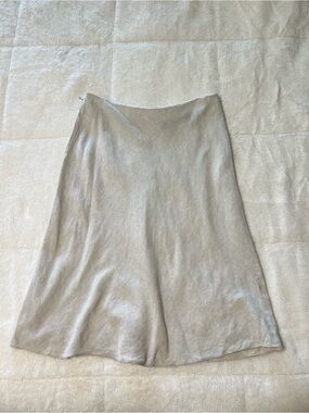 New York & Company linen blend skirt